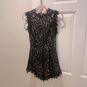 Francesca’s Lace Romper